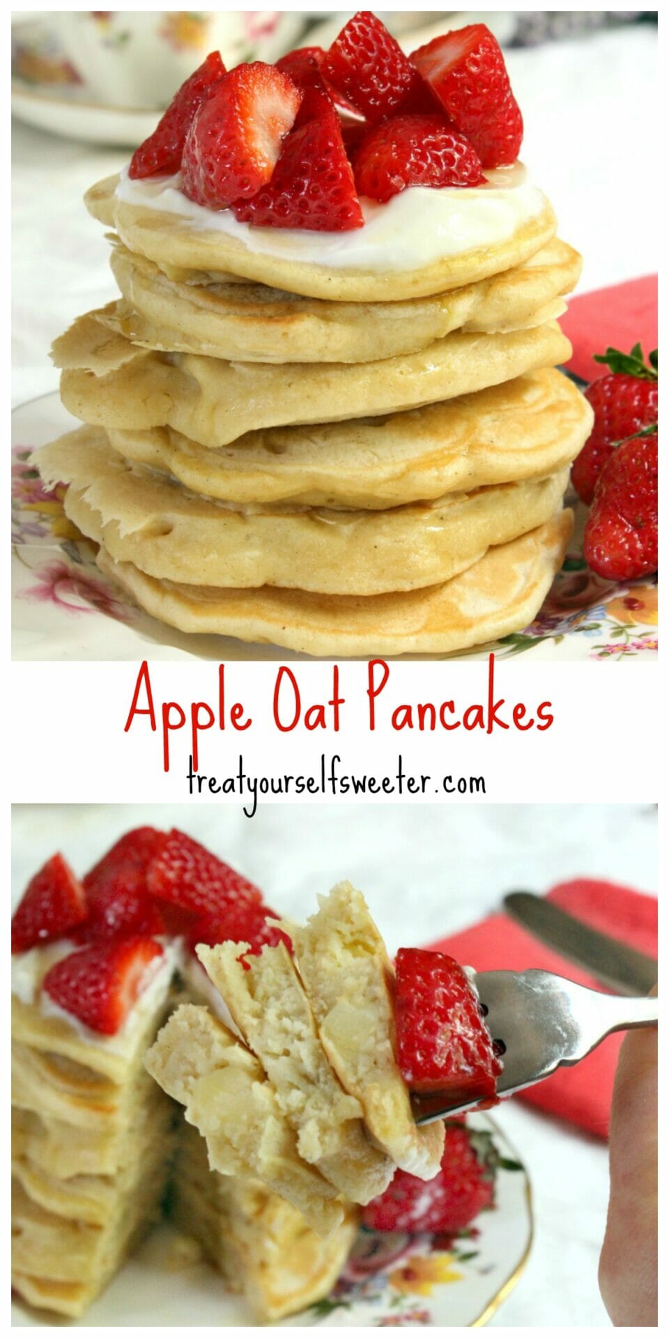 Apple Oat Pancakes