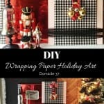 DIY Wrapping Paper Art