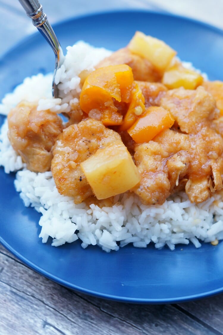 Slow Cooker Sweet and Sour Garlic Chicken Recipe