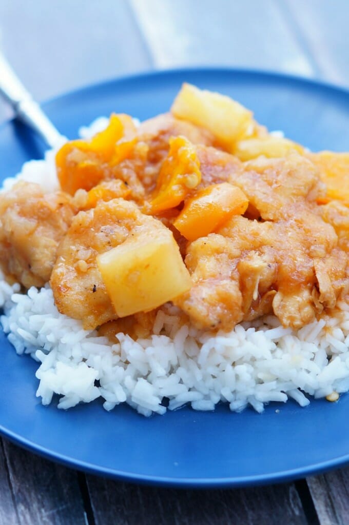 Slow Cooker Sweet and Sour Garlic Chicken
