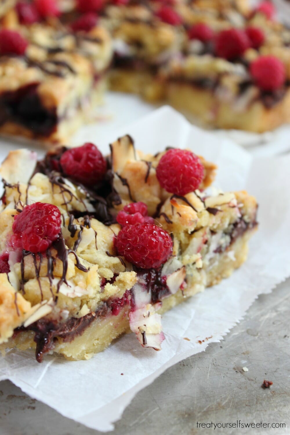 Nutella Raspberry Crumble Cake, All Made in One Bowl!