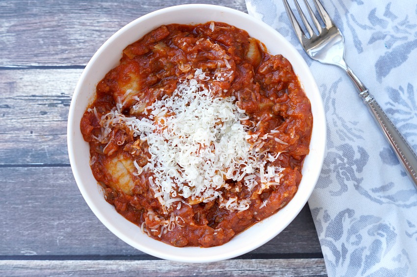 Mushroom and Meat Tomato Sauce 