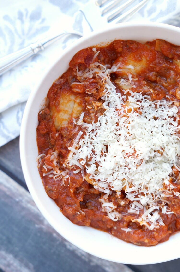 Mushroom and Meat Tomato Sauce 