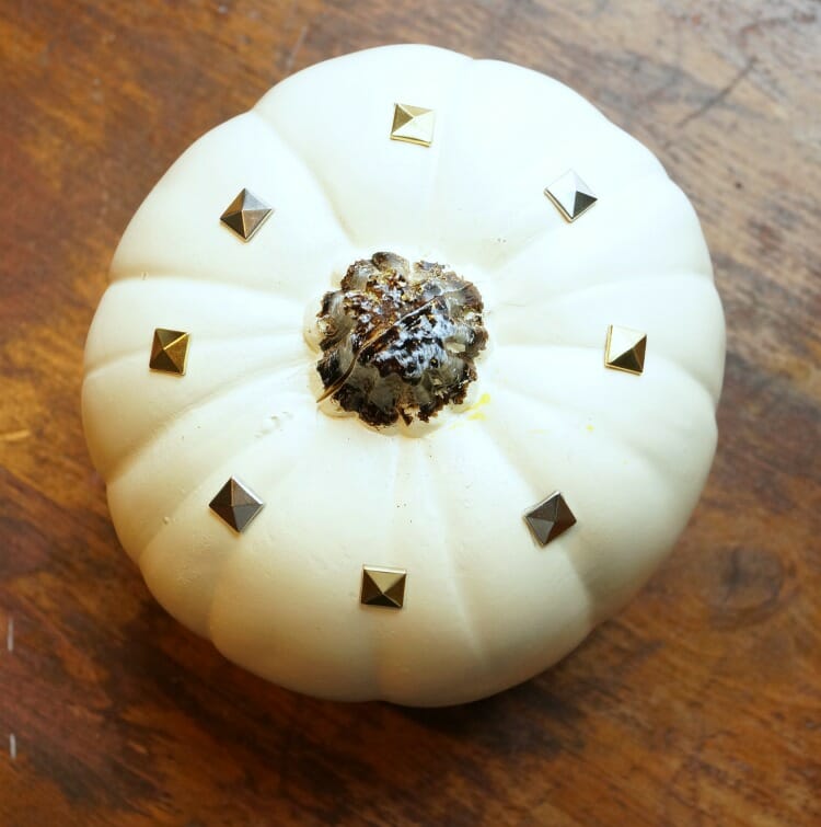 Easy DIY Studded Pumpkins