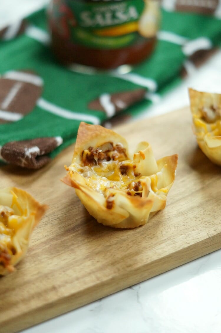 Mini Wonton Tacos