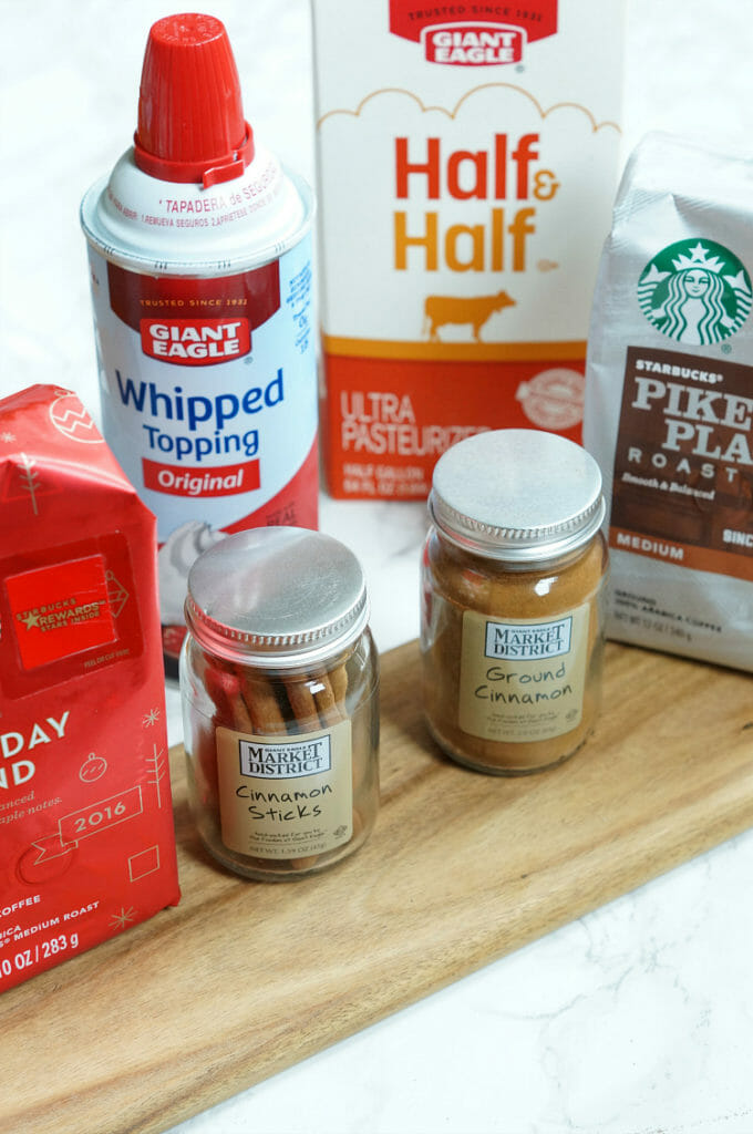 Slow Cooker White Chocolate Cinnamon Lattes