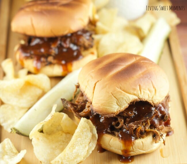Slow Cooker BBQ Beef Sandwiches