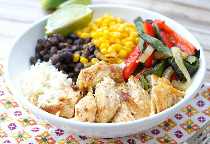 Chicken Fajita Bowls
