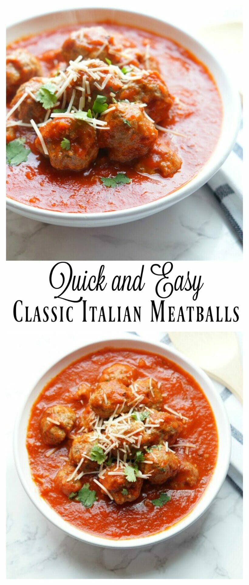 Quick and Easy Meatballs! The Best Classic Italian Meatballs!