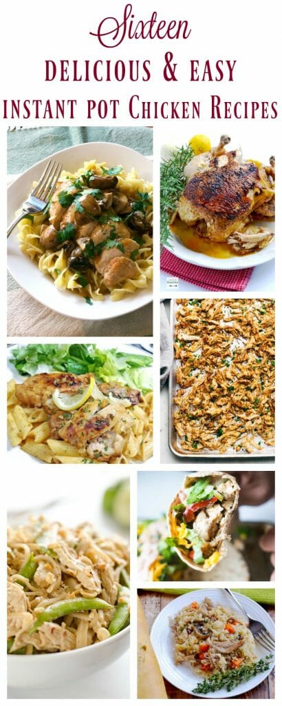 Instant Pot or Electric Pressure Cooker Chicken Recipes