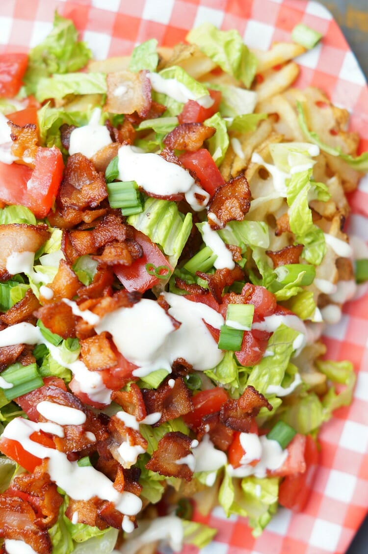 Disney World Copy Cat BLT Waffle Fries