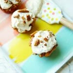 Cinnamon Roll Muffins with Cream Cheese Frosting