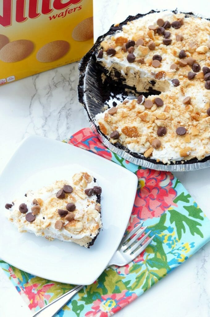 Double Cookie No Bake Peanut Butter Pie