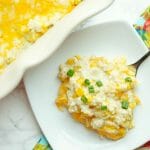 Cheesy Corn and Green Chile Rice