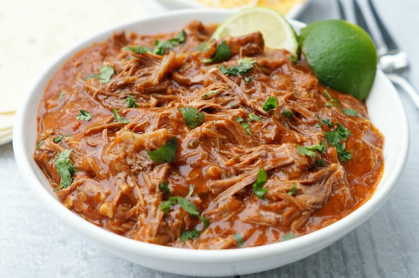 Instant Pot Spicy Shredded Mexican Beef