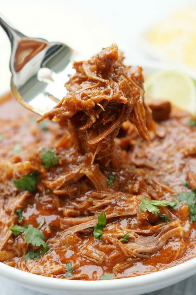 Instant Pot Spicy Shredded Mexican Beef 