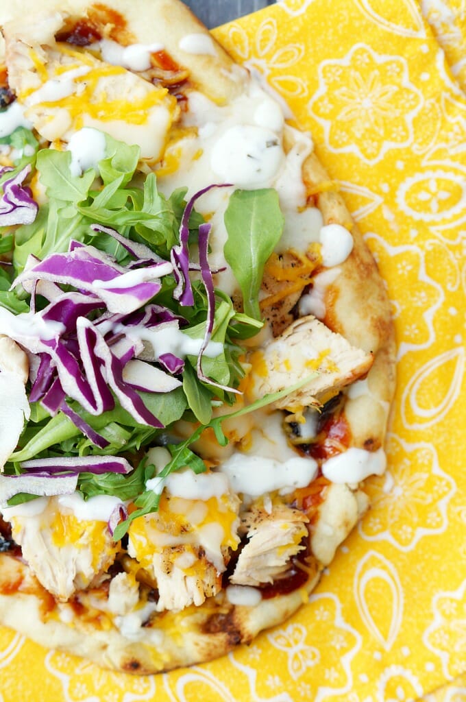 How delicious is this BBQ Chicken Flatbread