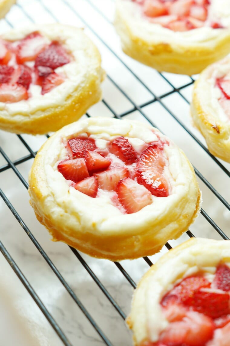 Strawberry and Cream Cheese Breakfast Pastry