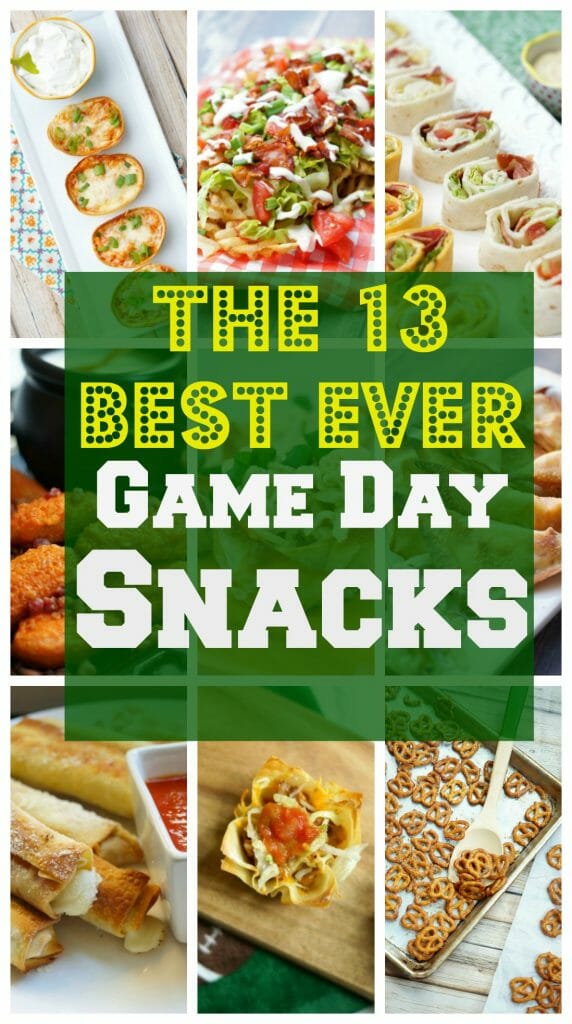The Best Game Day Snacks! 13 of the best appetizers for your tailgate party!