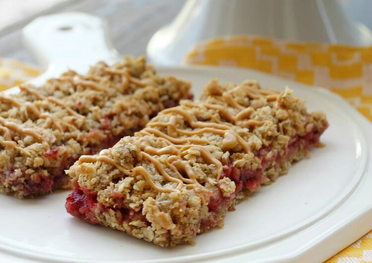 Peanut Butter and Jelly Granola Bars