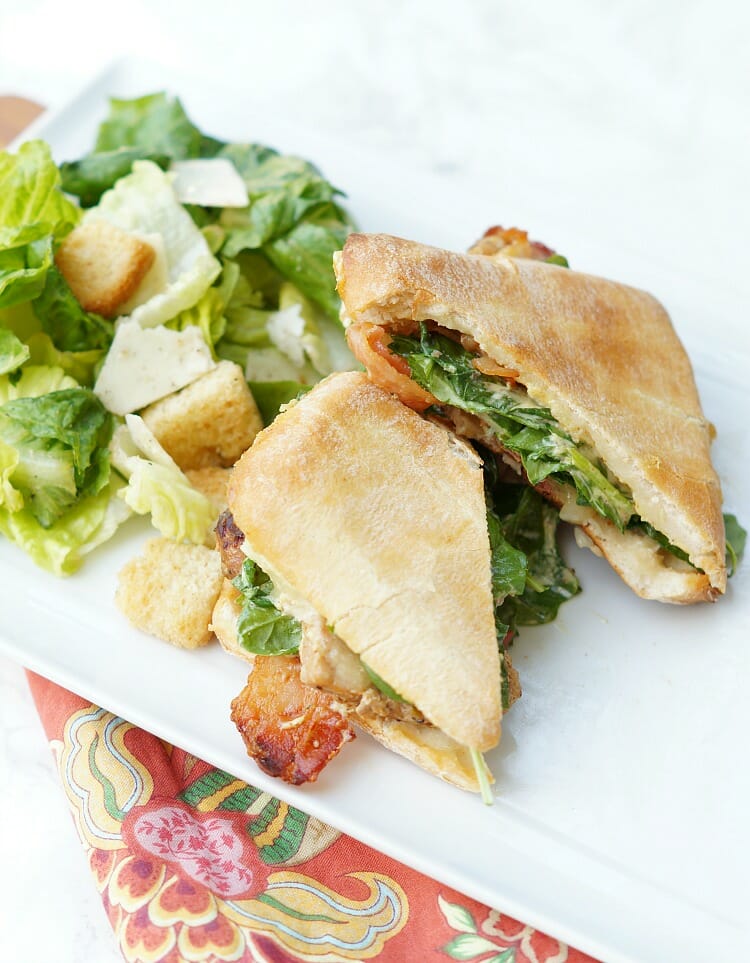 Pork, Arugula and Bacon Sandwiches