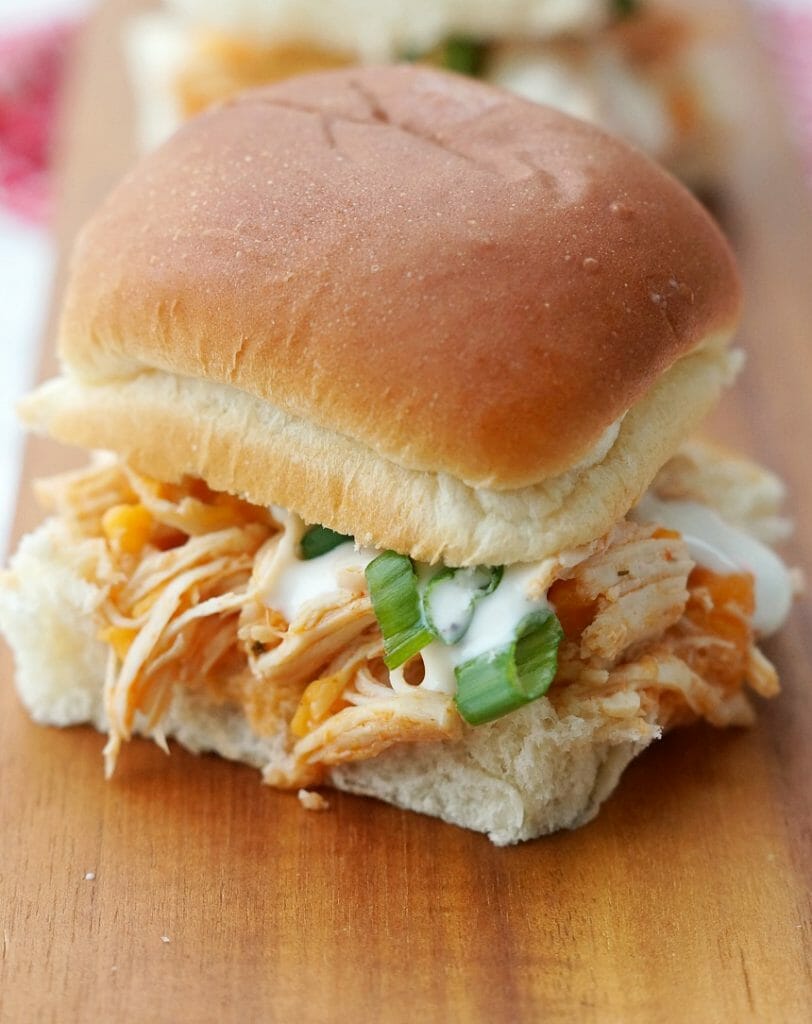 Instant Pot Buffalo Chicken Sliders