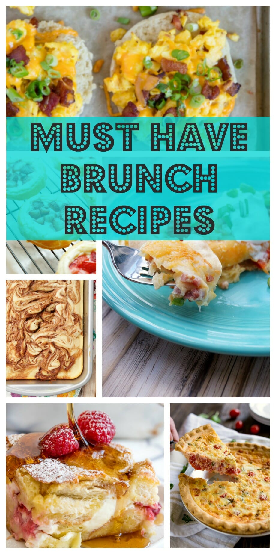 Easy and Delicious Sweet and Savory Brunch Recipes. These are all must makes for any brunch occasion!