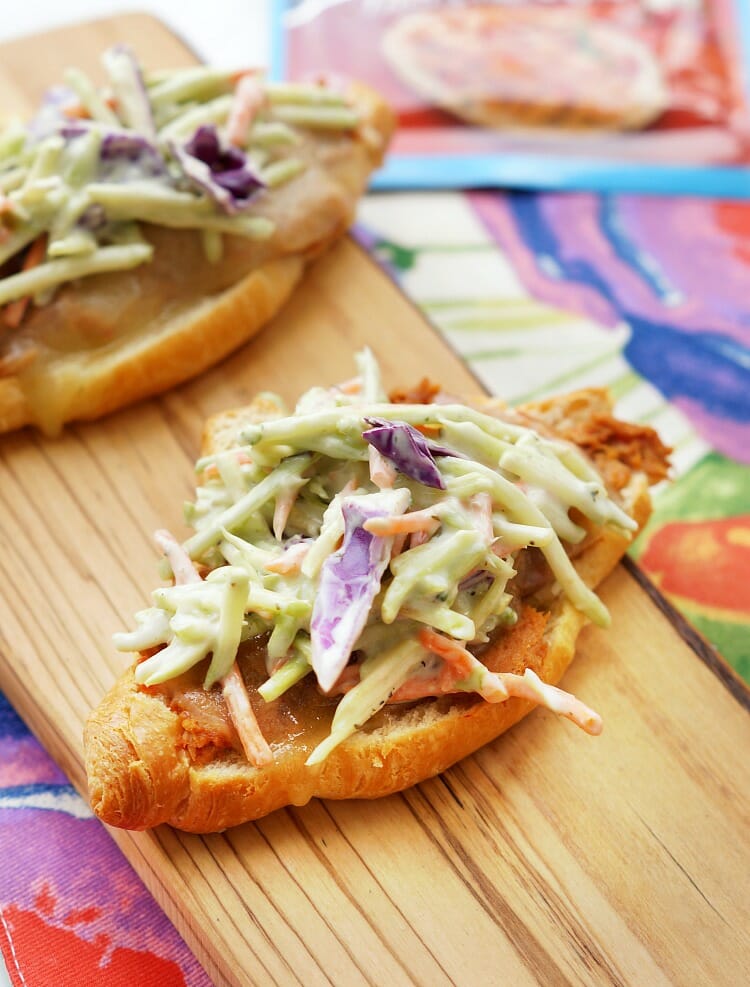 Easy Classic Tuna Melt on a Croissant with delicious Thai flavored tuna!