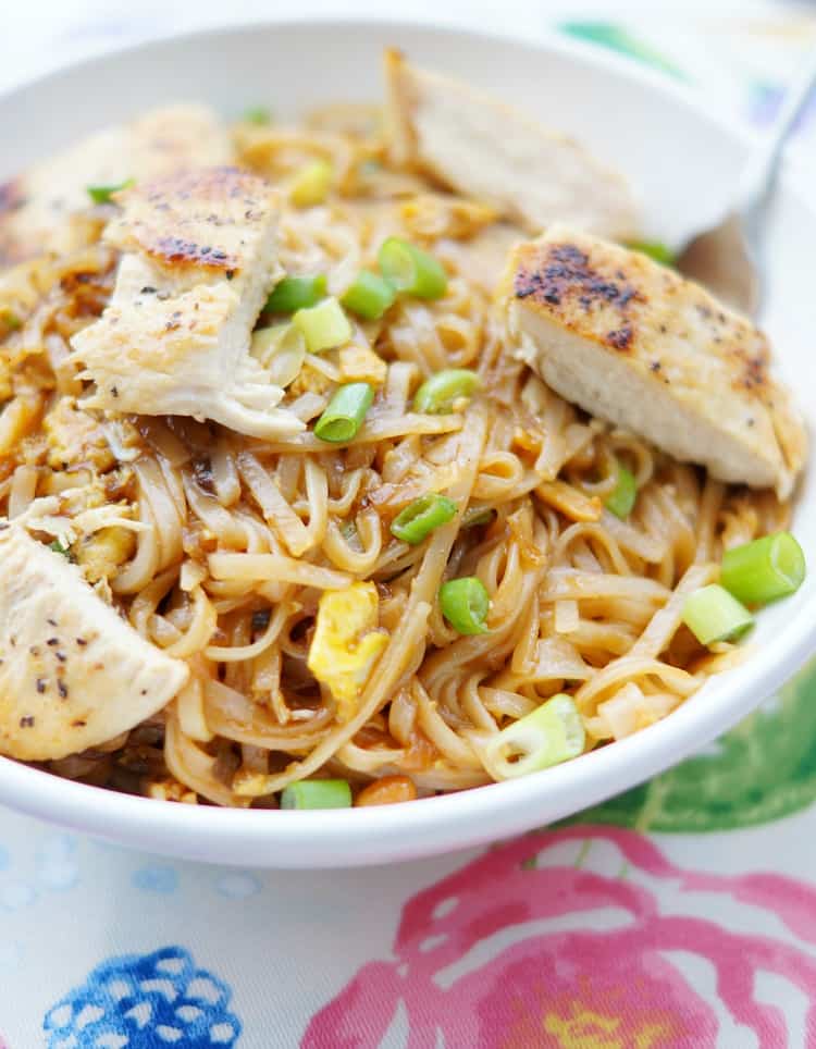 Pad Thai Recipe with Chicken 