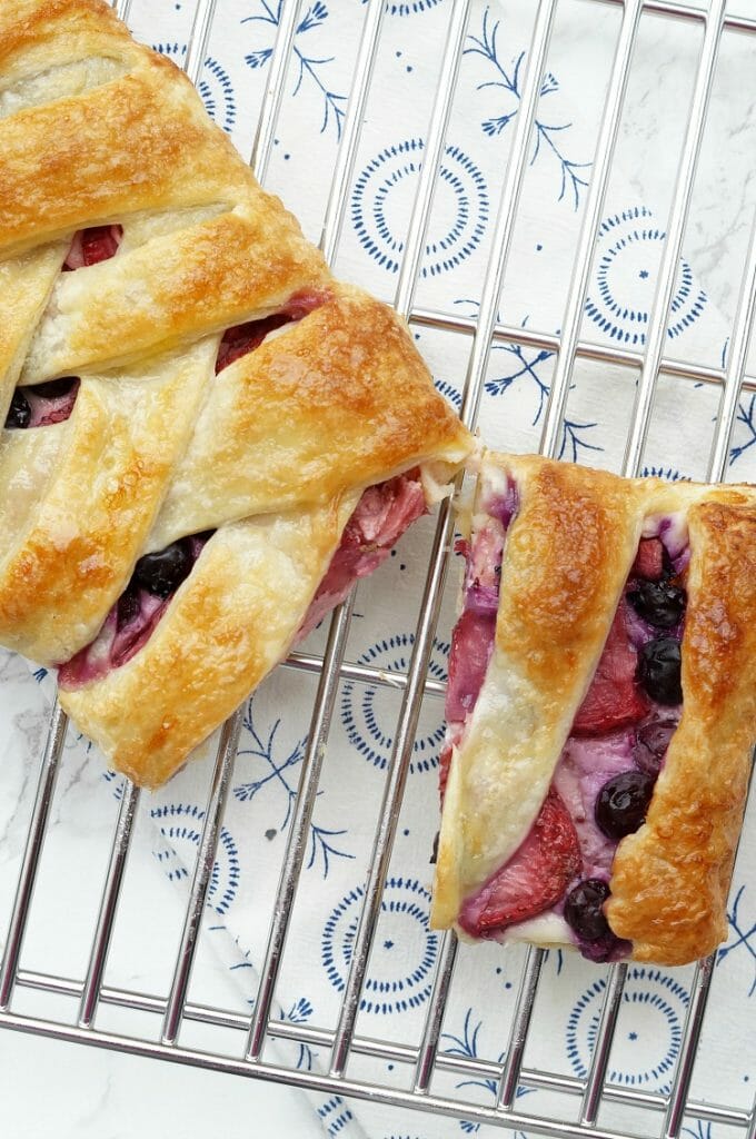 Strawberry and Blueberry Tart