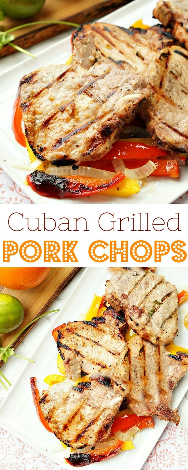 Easy Cuban Grilled Pork Chops