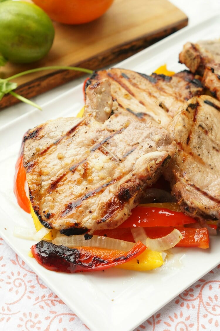 Marinated Grilled Cuban Pork Chops
