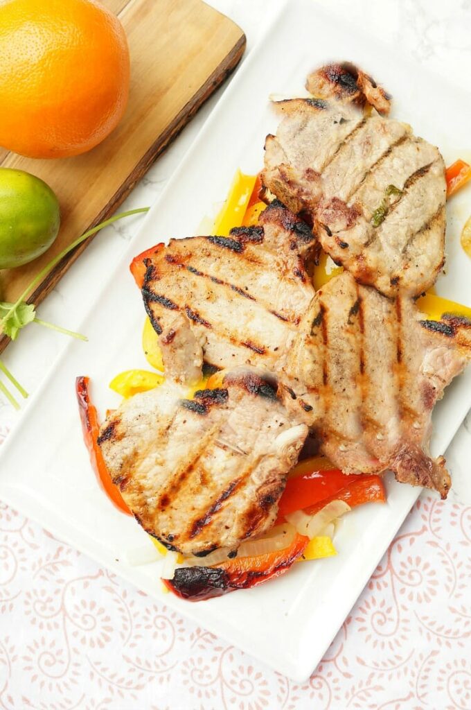 Easy Grilled Cuban Pork Chops