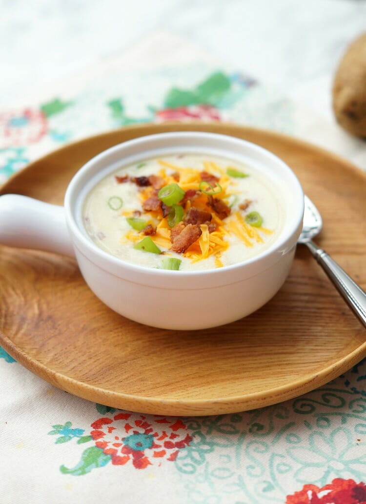 Quick and Easy Potato Soup in the Instant Pot