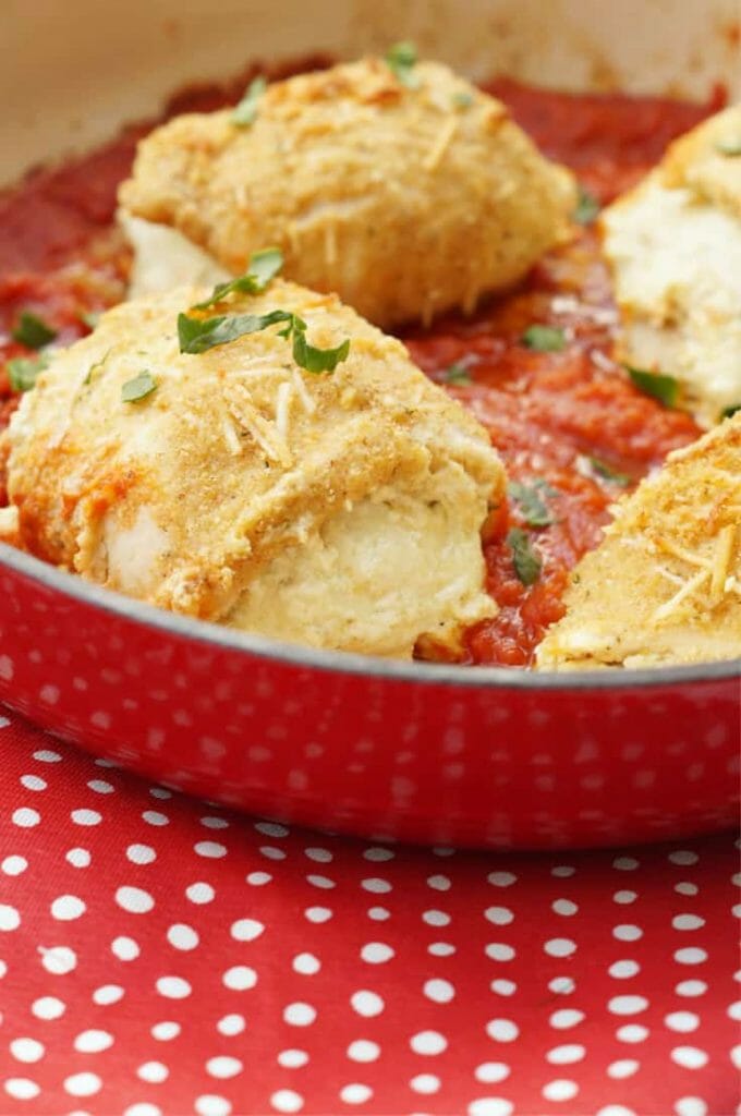 Easy Lasagna Stuffed Chicken Breast