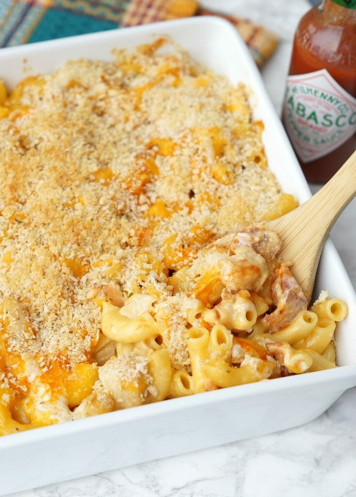 Spicy Bacon Chicken Ranch Macaroni and Cheese