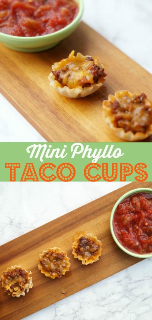 Mini Phyllo Taco Cups
