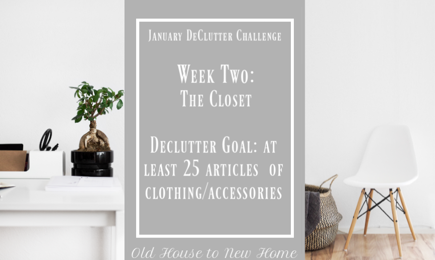 January Declutter Challenge Week Three