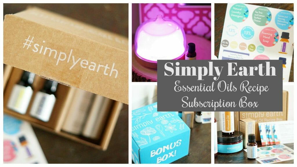 Simply Earth Essential Oils Recipe Box