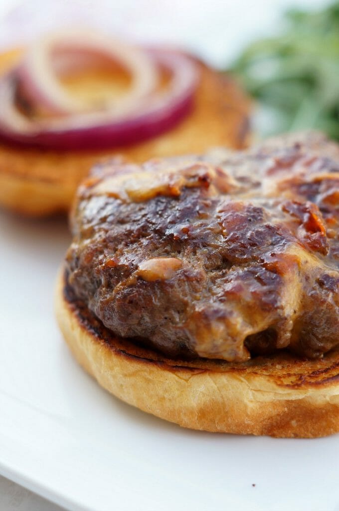 Cheese and Bacon Stuffed Hamburgers