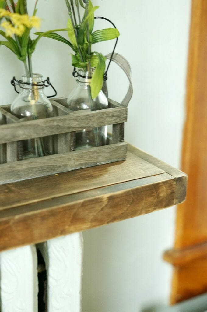 DIY Radiator Cover Shelf DIY Floating Radiator Shelf