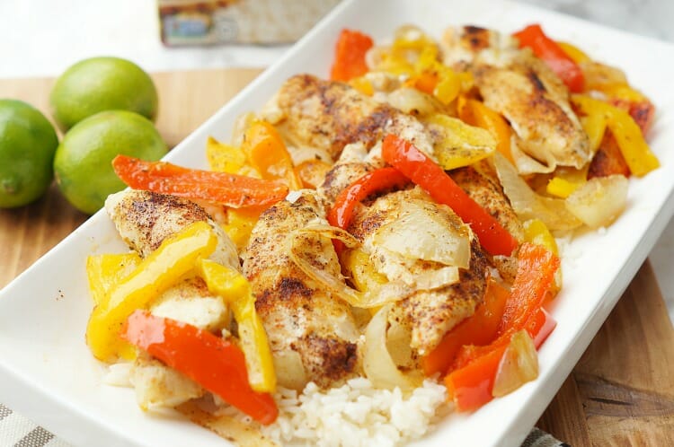 Easy Sheet Pan Chicken Fajitas