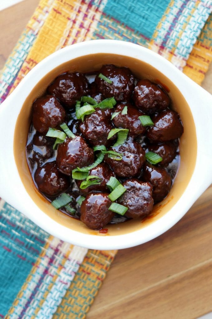 Sriracha Ranch Cocktail Appetizer Meatballs