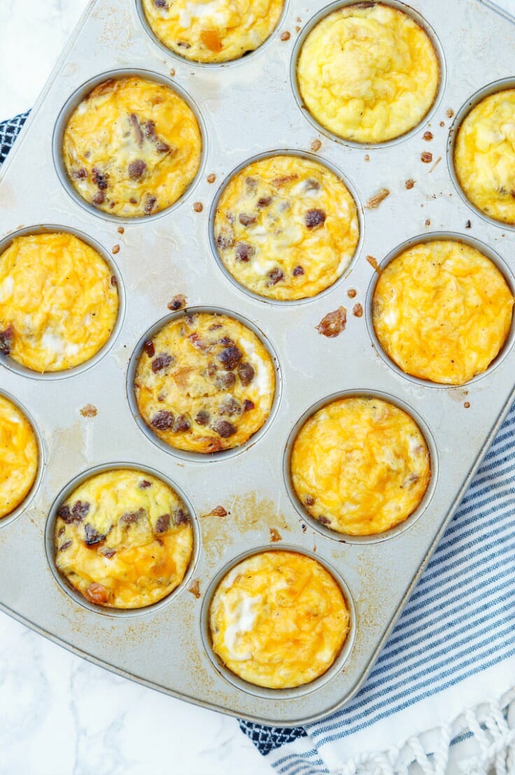 Make Ahead Breakfast Muffins with Sausage 