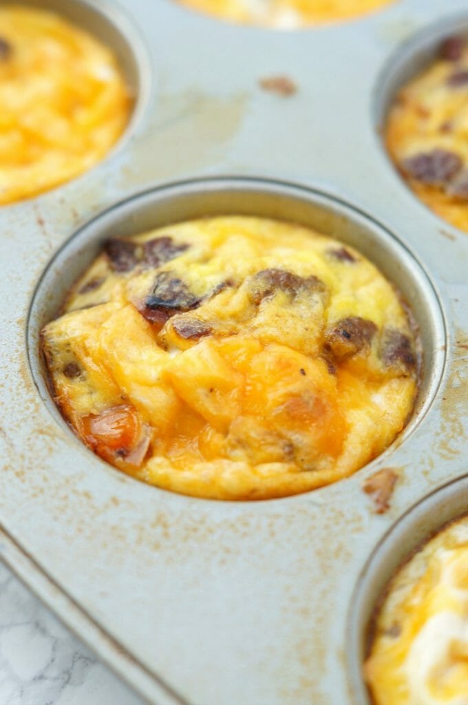 Sausage, Egg, and Cheese Muffins