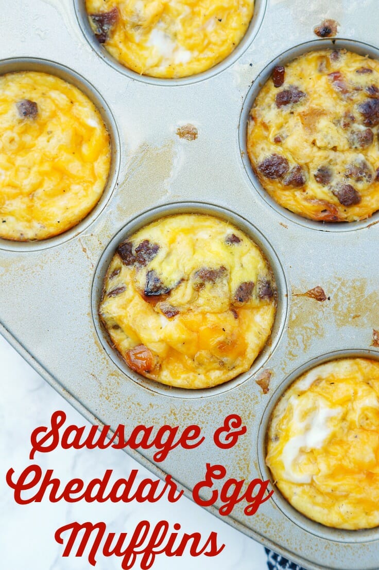 Sausage Egg and Cheese Muffins 