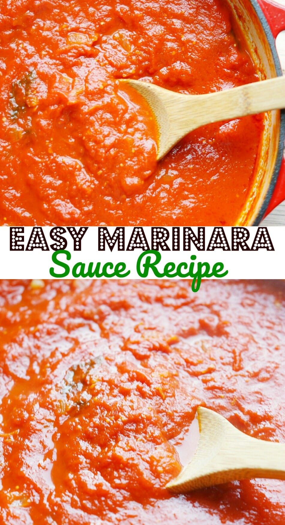 Easy Marinara Sauce Recipe