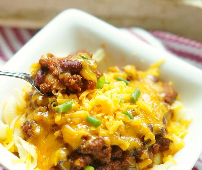 Chili Macaroni and Cheese