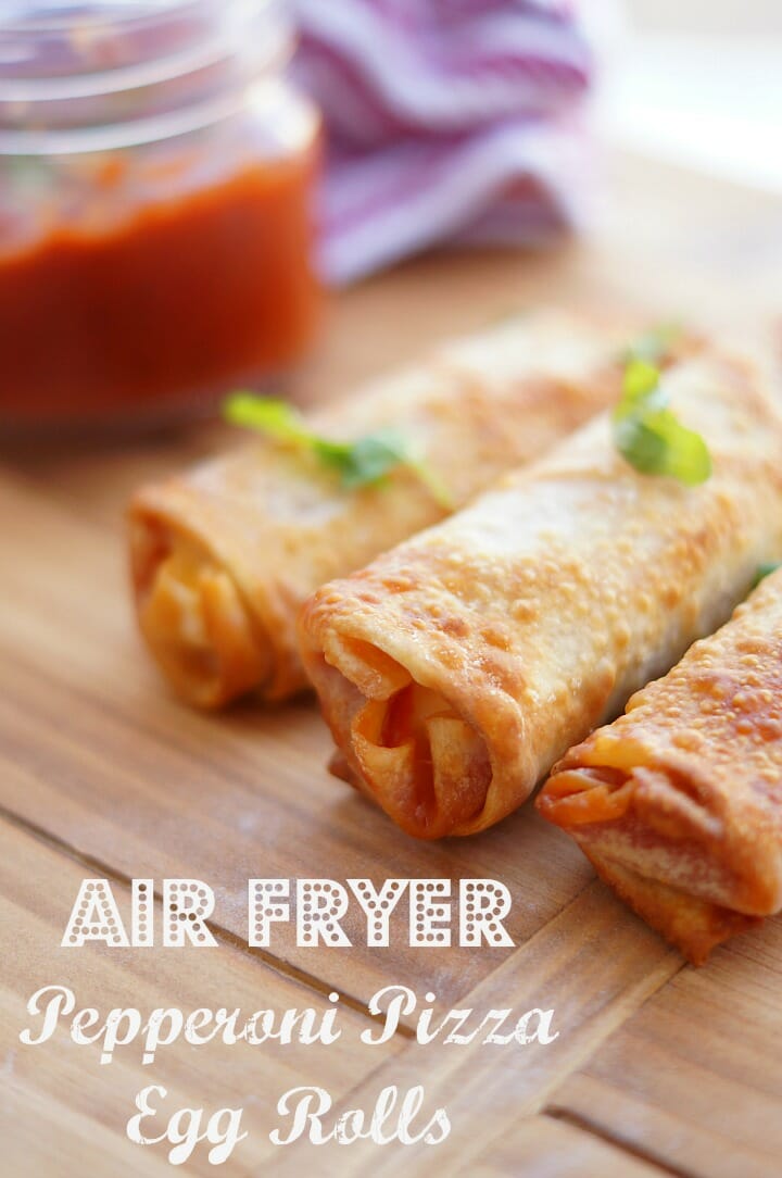 Easy Pizza Egg Rolls in the Air Fryer