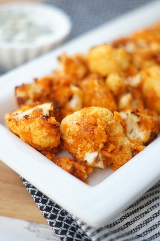 Air Fryer Buffalo Cauliflower